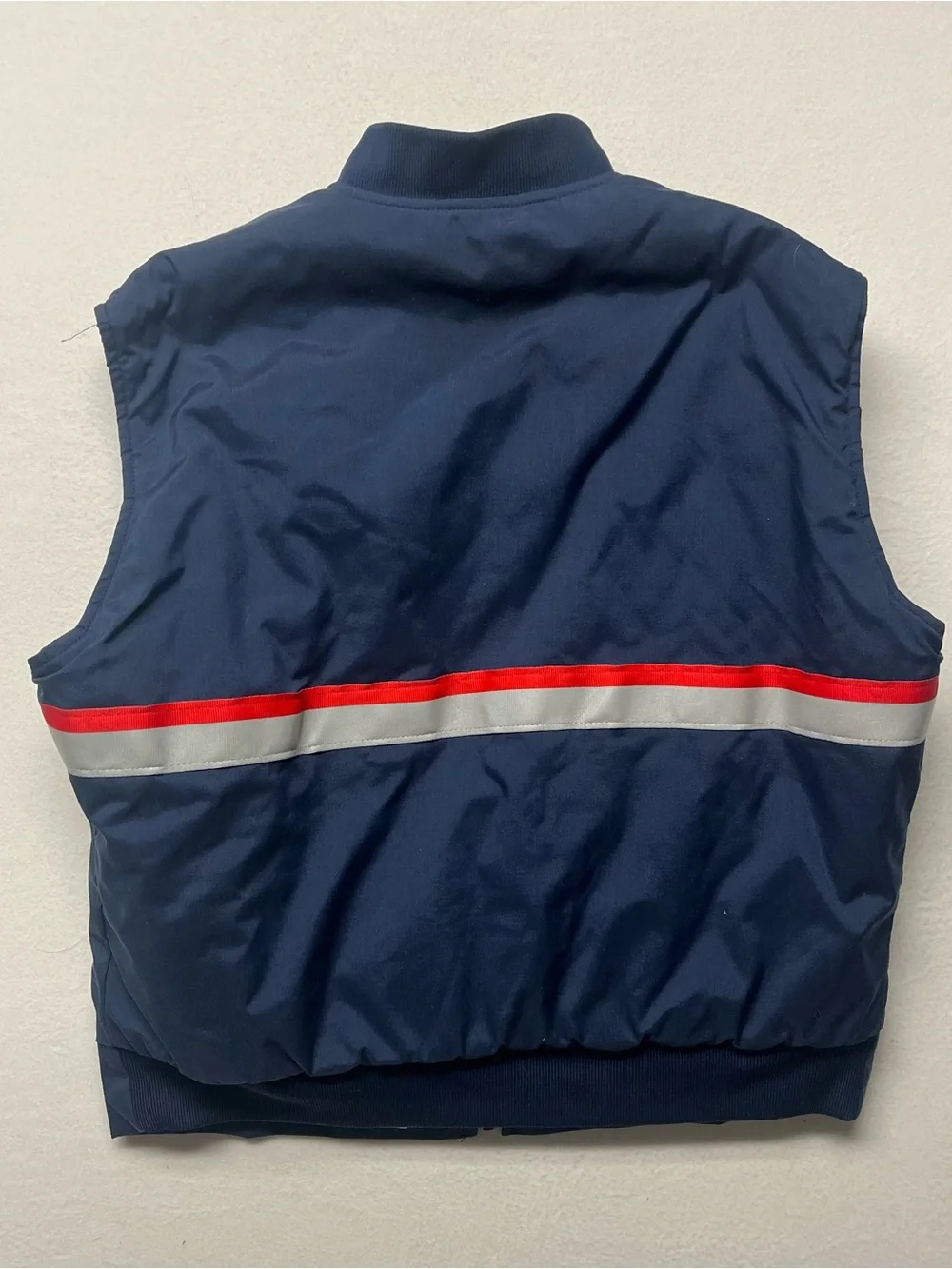 USPS Vintage Postal Carrier/Mail Handler Full Zip Quilt Lined Vest Men's medium
